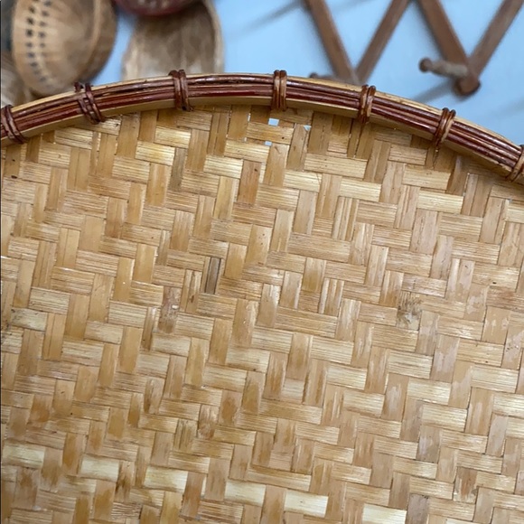 Vintage wicker tray - Picture 5 of 6